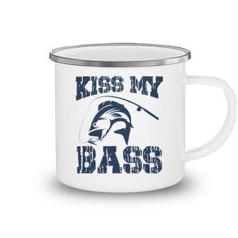 Love Fishing Kiss My Bass Camping Mug | Favorety AU