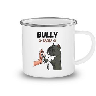 Mens American Bully Dad Dog Owner Funny Men Camping Mug | Mazezy