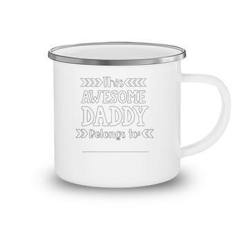 Mens Fathers Day Coloring Craft Gift For Daddy From Young Kids Camping Mug | Mazezy
