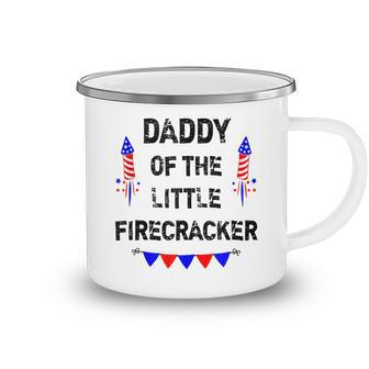 Mens Mens 4Th Of July Dad Daddy Of The Little Firecracker Gifts Camping Mug - Seseable