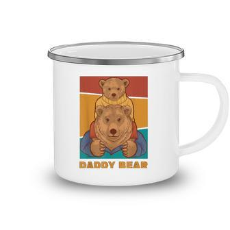 Mens Vintage Retro Daddy Bear Lovers Gift Camping Mug | Mazezy