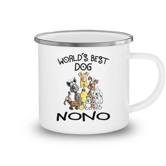 Nono Grandpa Gift Worlds Best Dog Nono Camping Mug - Seseable