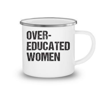 Over Educated Women V2 Camping Mug | Favorety AU