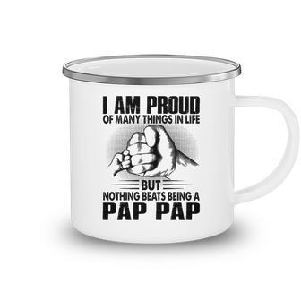 Pap Pap Grandpa Gift Nothing Beats Being A Pap Pap V2 Camping Mug - Seseable