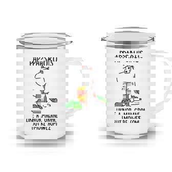 Pap Pap Grandpa Gift Pappapsaurus Like A Normal Grandpa But More Awesome V2 Camping Mug - Seseable