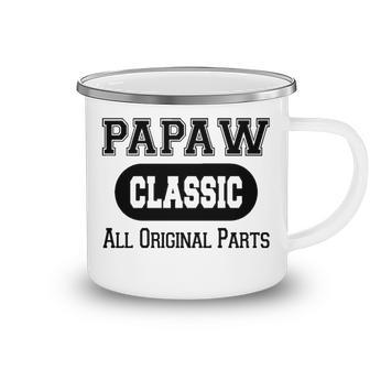 Papaw Grandpa Gift Classic All Original Parts Papaw Camping Mug - Seseable