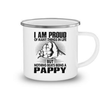 Pappy Grandpa Gift Nothing Beats Being A Pappy Camping Mug - Seseable