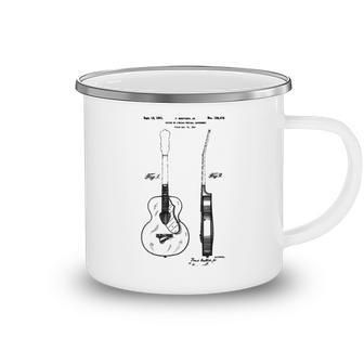 Patent Drawing Old Acoustic Guitar Camping Mug | Favorety DE