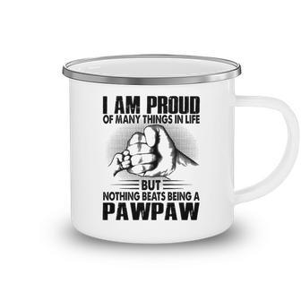 Pawpaw Grandpa Gift Nothing Beats Being A Pawpaw Camping Mug - Seseable
