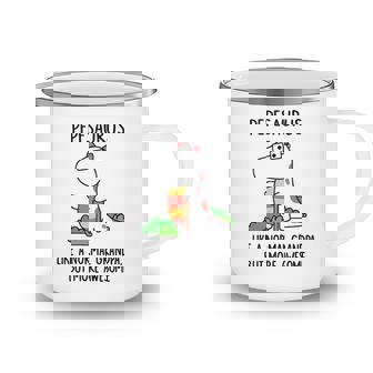 Pepe Grandpa Gift Pepesaurus Like A Normal Grandpa But More Awesome Camping Mug - Seseable