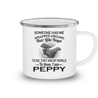 Peppy Grandpa Gift To Them I Am Peppy Camping Mug - Seseable