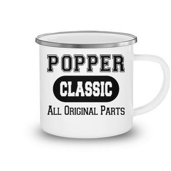 Popper Grandpa Gift Classic All Original Parts Popper Camping Mug - Seseable