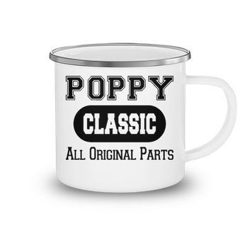 Poppy Grandpa Gift Classic All Original Parts Poppy Camping Mug - Seseable
