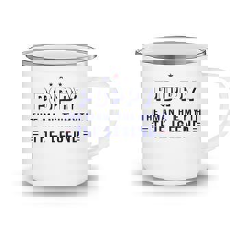 Poppy Grandpa Gift Poppy The Man The Myth The Legend V2 Camping Mug - Seseable