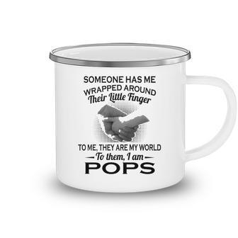 Pops Grandpa Gift To Them I Am Pops Camping Mug - Seseable