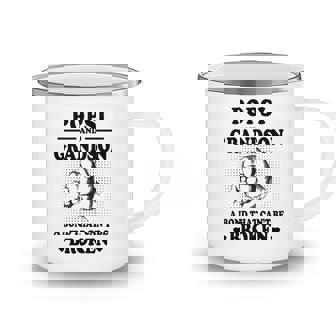 Popsi Grandpa Gift Popsi And Grandson A Bond That Cant Be Broken Camping Mug - Seseable