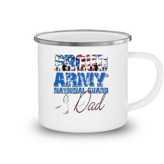 Proud Army National Guard Dad Usa Flag Fathers Day Camping Mug | Mazezy