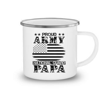 Proud Army National Guard Papa US Military Gift Camping Mug | Mazezy