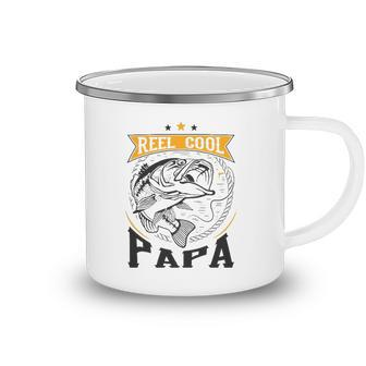Reel Cool Papa Fathers Day Gift Idea Men Camping Mug | Mazezy