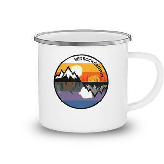 Retro Vintage Red Rock Canyon Souvenir Camping Camping Mug | Mazezy