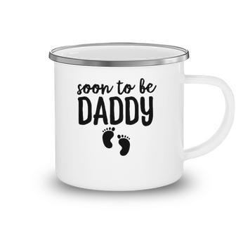 Soon To Be Daddy Funny Pregnancy Announcement Dad Father Camping Mug | Mazezy