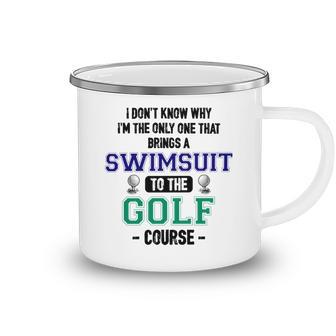 Swim At The Golf Course 74 Trending Shirt Camping Mug | Favorety CA