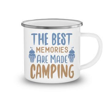 The Best Memories Are Made Camping Tshirt Funny Outdoor Adventure Camping Graphic Tee Camping Mug - Seseable