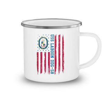 Uss Laboon Ddg-58 American Flag Veteran Fathers Day Camping Mug | Mazezy