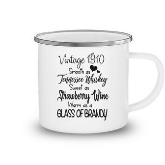 Vintage 1910 Woman Birthday Camping Mug - Seseable