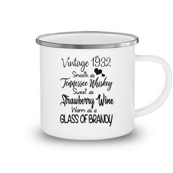 Vintage 1932 Woman Birthday Camping Mug - Seseable