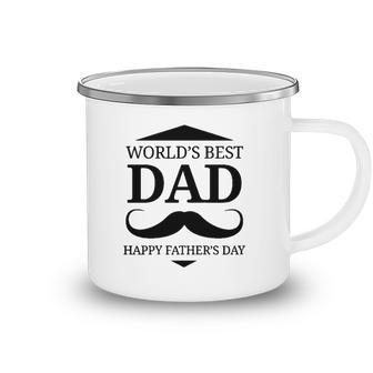Worlds Best Happy Fathers Day 2021 Ver2 Camping Mug | Mazezy