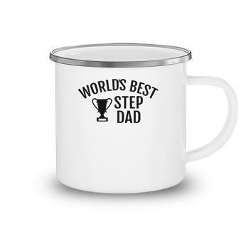 Worlds Best Step Dad Trophy Fathers Day Birthday Gift Camping Mug | Mazezy
