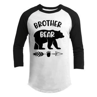 Brother Bear Big Bro Graphics With Bear For Kids Or Toddlers Youth Raglan Shirt | Mazezy