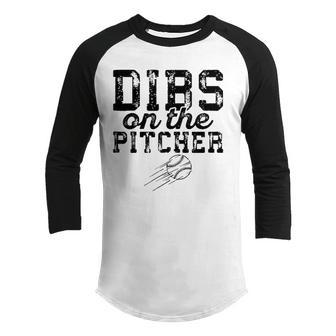 Cute Baseball Player For Wife Or Girlfriend Of Pitcher Youth Raglan Shirt | Mazezy