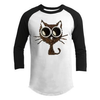 Good Days Start With Coffee And Cat Youth Raglan Shirt | Favorety