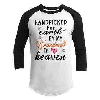 Handpicked Earth Grandma Heaven Youth Raglan Shirt - Monsterry