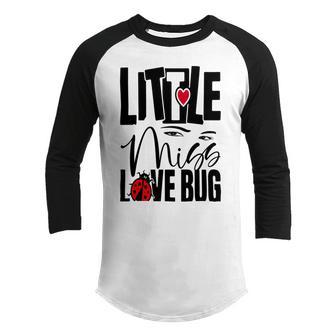 Little Miss Love Bug Youth Raglan Shirt | Favorety