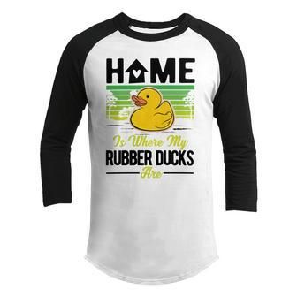 Rubber Duck Home Youth Raglan Shirt - Monsterry AU