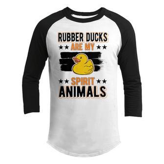 Rubber Duck Spirit Animal Youth Raglan Shirt | Favorety AU