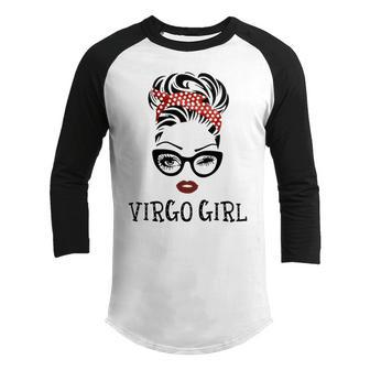 Virgo Girl Gift Virgo Girl V2 Youth Raglan Shirt - Seseable
