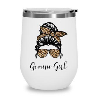 Born In May 21 To June 20 Birthday Gemini Girl Wine Tumbler - Seseable