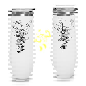 Cartoon Hornet I Bee I Insect I Hornet Wine Tumbler | Mazezy