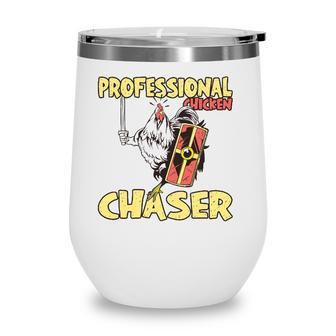 Chicken Farmer Professional Chicken Chaser Wine Tumbler | Mazezy