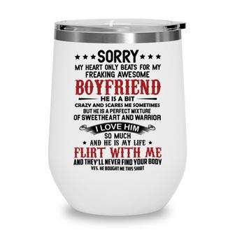 Freaking Awesome Boyfriend V2 Wine Tumbler | Favorety UK