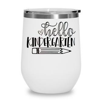 Hello Kindergarten V2 Wine Tumbler | Favorety DE