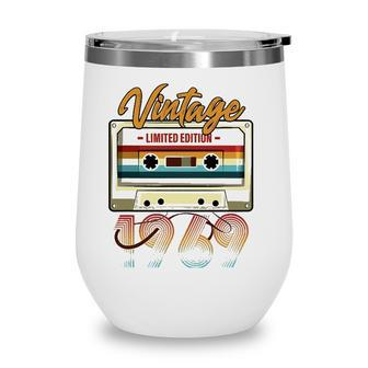 Vintage 1969 53Rd Birthday Cassette Tape For Men Women B-Day Wine Tumbler | Mazezy