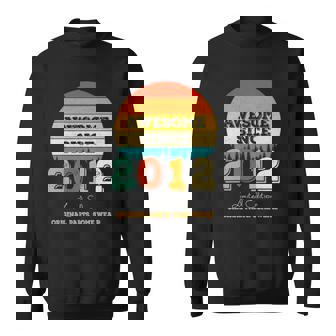 10Th Birthday Awesome Since 2012 Original Parts 10Th Bday Sweatshirt | Mazezy