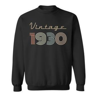 1930 Birthday Gift Vintage 1930 Sweatshirt - Seseable