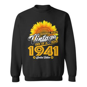 1941 Birthday Woman Gift 1941 One Of A Kind Limited Edition Sweatshirt - Seseable
