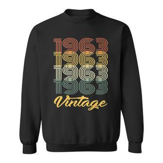 1963 Birthday Vintage V2 Sweatshirt - Seseable